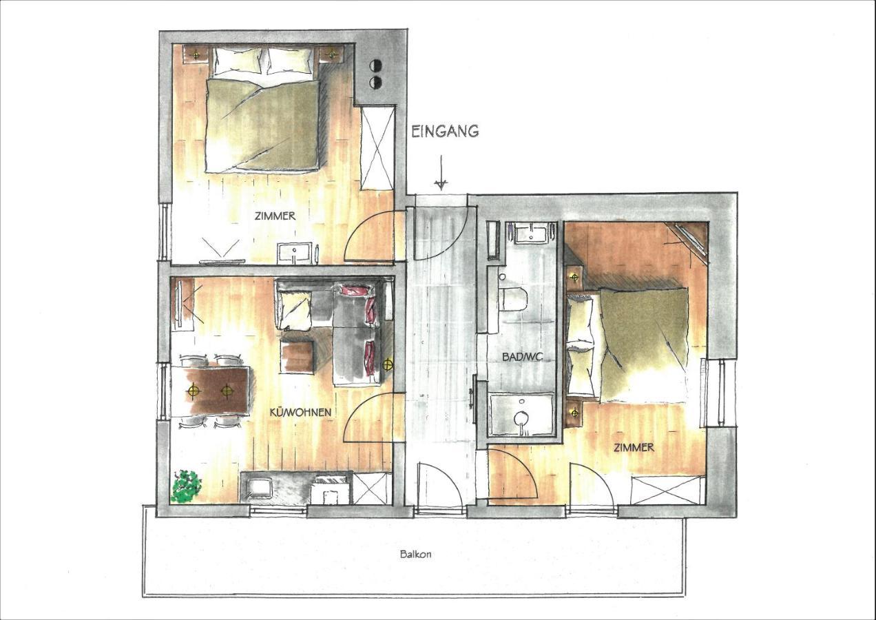 Haus Kristall Tannheim Exteriör bild